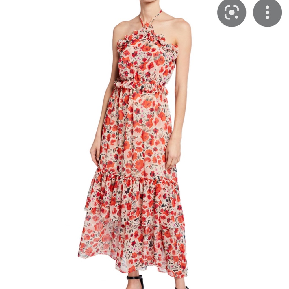 MISA Los Angeles gia floral halter dress